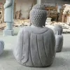  Product image 7 of the product “Seated Japanese Buddha made of Riverstone in Dhyana position - gesture of meditation, H. 81cm ”